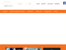 Tablet Screenshot of jugendallianz.ch